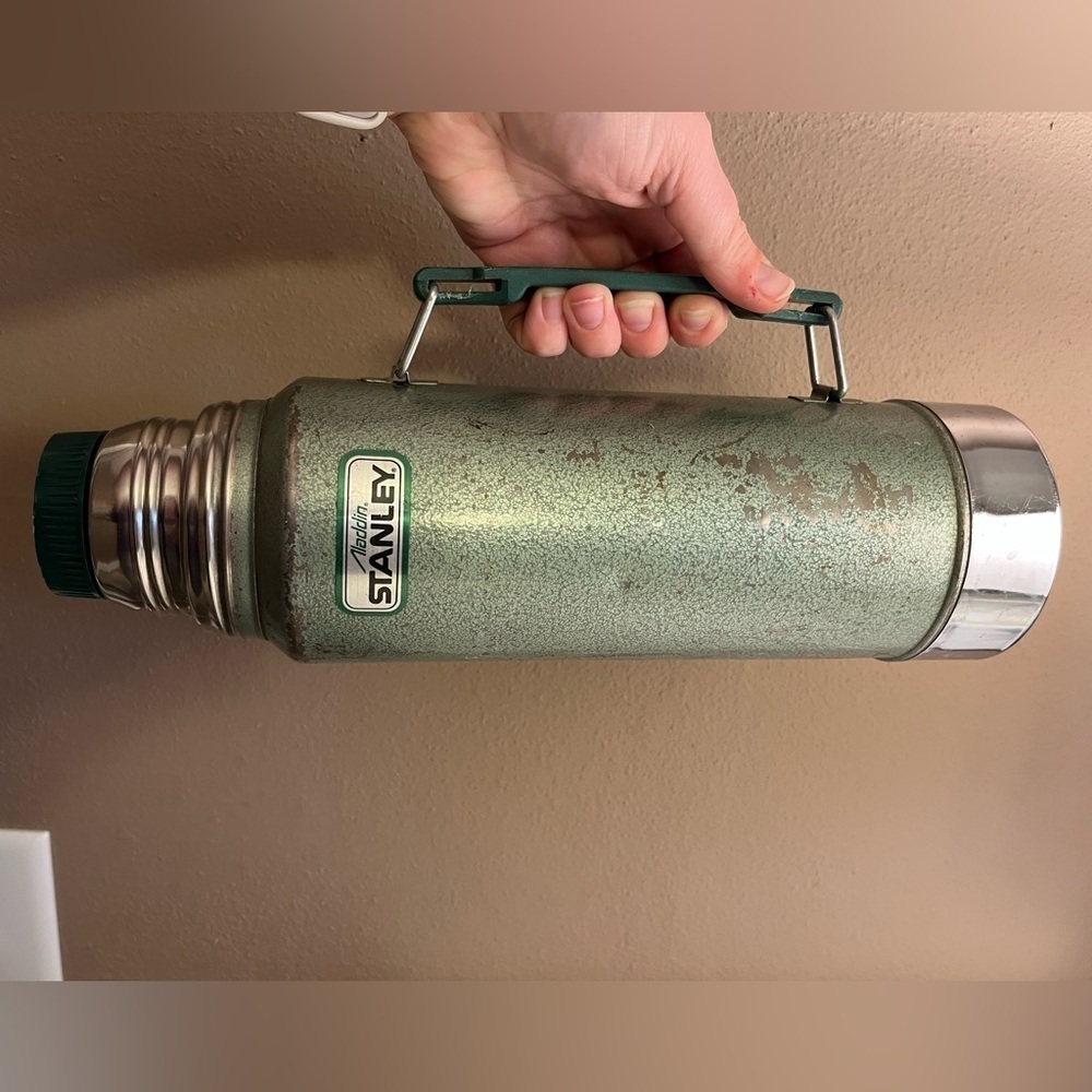 Vintage Stanley Green Thermos Aladdin Half Gallon / 2 Qt. No. RH94 - Picture 16 of 16